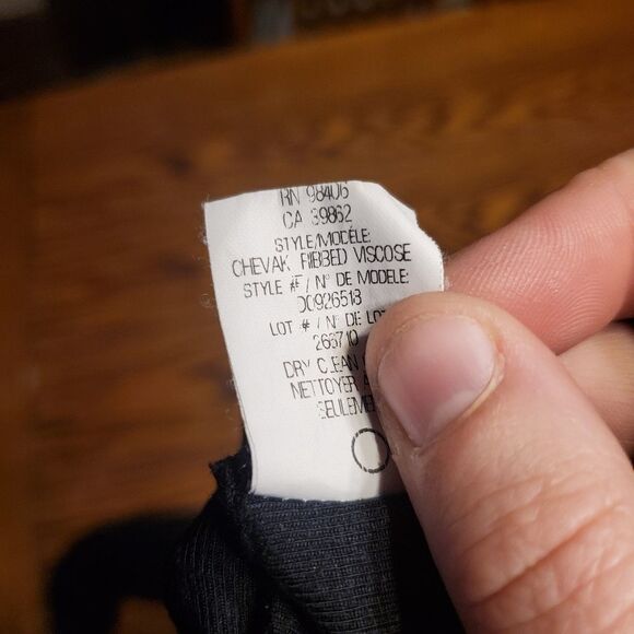 Theory chevak ribbed viscose black top sz P/small - Picture 4 of 5